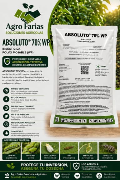 Absoluto 70 WP 250 g – Insecticidas