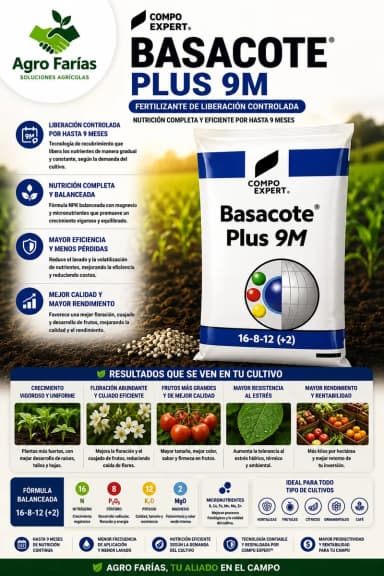 Basacote Plus 9m – Fertilizantes