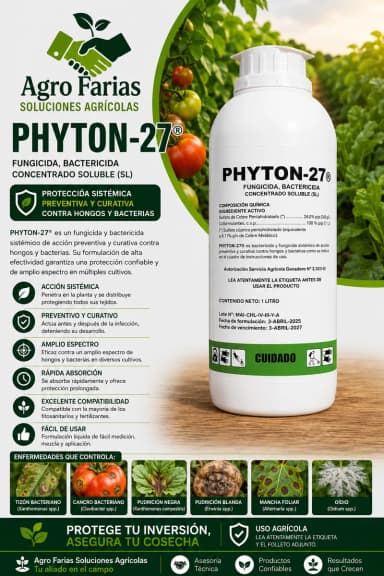 Phyton 27 1 L – Fungicidas