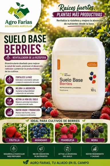 Agri Suelo Base Frutillas 20 L – Fertilizantes