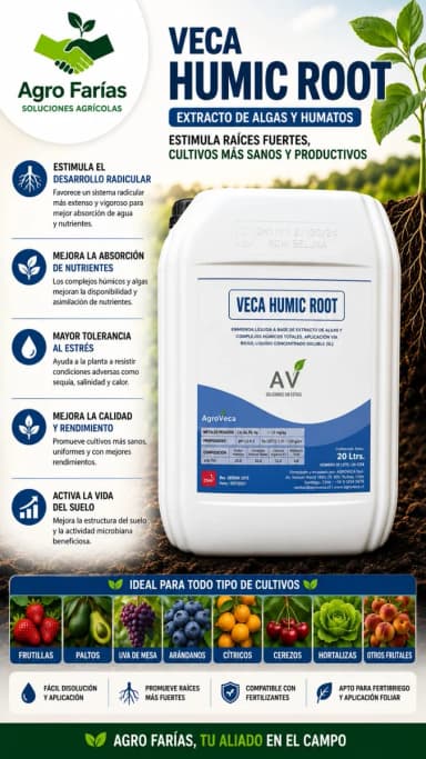 Veca Humic Root 20 L – Foliares