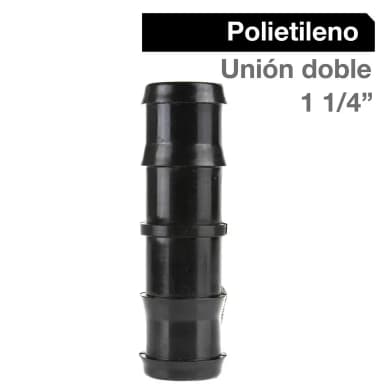 Union Doble Pe 1 1/4" – Artículos de Riego