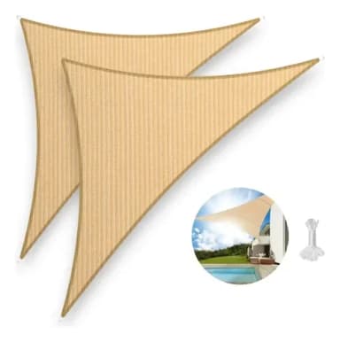 Vela Sombra Triangular 3x3 – Línea Jardín