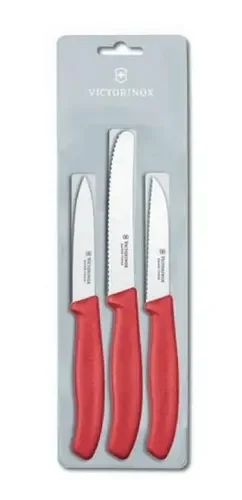 Juego Cuchillo Verdura Dentado 3u Mango Ny