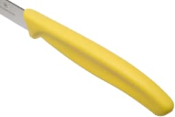 Cuchillo VERD 2U DENT+LISO Amarillo 10 Cm