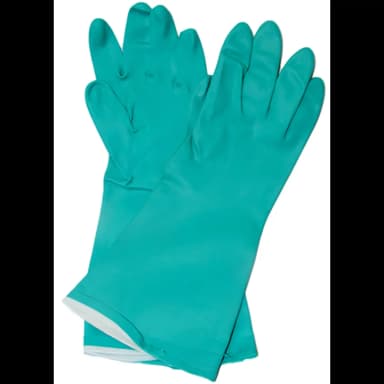 Guante Nitrilo Flocado T/8 Verde