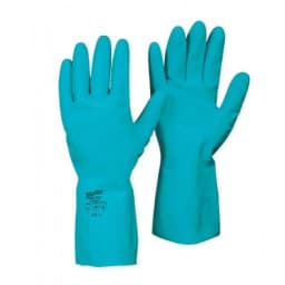 Guante Nitrilo Flocado T10 Verde Greenway