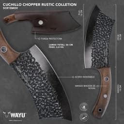 Victorinox Cuchillo Chopper Con Funda Rustic Colecction
