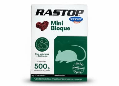 Raticida Rasto Bloque Mini 500 g – Rodenticidas